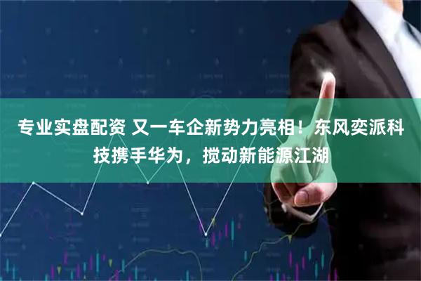 专业实盘配资 又一车企新势力亮相！东风奕派科技携手华为，搅动新能源江湖